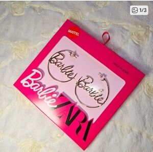 Zara Mattel Barbie Gold Hoop Earrings